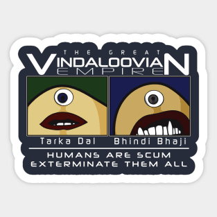 The Great Vindaloovian Empire Sticker